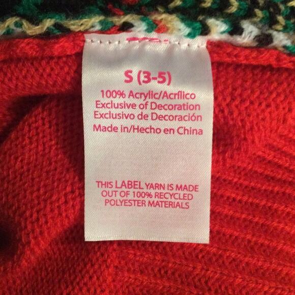 Ugly Christmas Sweater Dog themed Juniors 3/5 runs Xtra Small - Picture 4 of 4